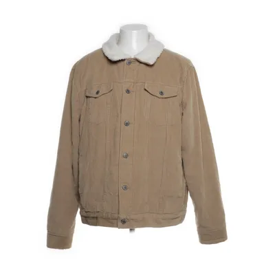 Fodrad jeansjacka (Beige, Vit) från Primark Bomull, Polyester