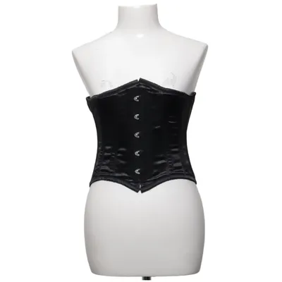 Korset (Zwart) van Burlesk Katoen, Polyester