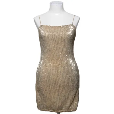 Cocktailklänning (Beige, Guldfärgad) från NA-KD Polyester