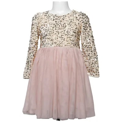 Dress (Pink, Gold) from Lindex Polyester
