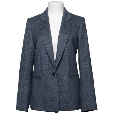 Kavaj (Grå) från Massimo Dutti Polyamid, Silke, Ull