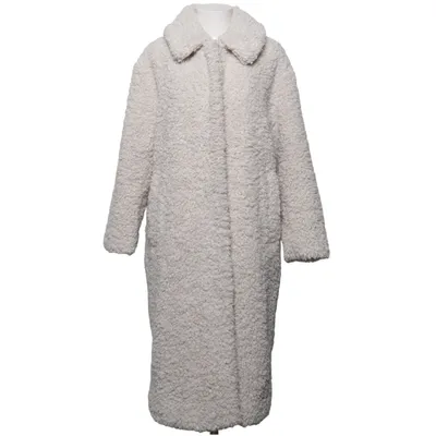 Frakke (Beige) fra COS Polyester, Viscose