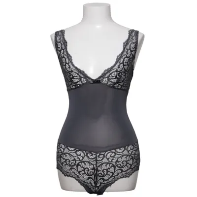 Lingerie body (Gray) from Missya Elastane, Polyamide