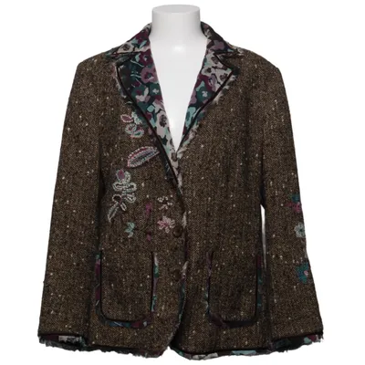 Blazer (Marron, Multicolore) de Oui & Co Acrylique, Nylon, Polyester, Laine