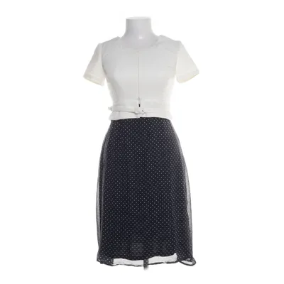 Dress (White, Blue) from Luxe by Seraphine Elastane, Polyester, Silk, Viscose