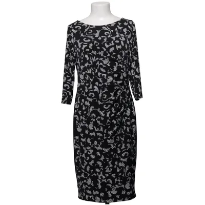 Kjole (Sort, Hvid) fra Evan-Picone Elastan, Polyester