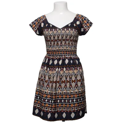 Dress (Blue, Multicolored) from Earthbound Polyester