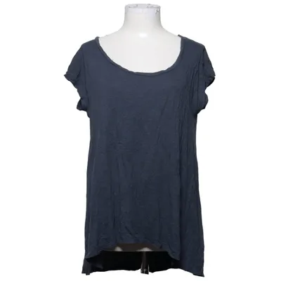 T-shirt (Blå) från Rabens Saloner Bomull, Viskos