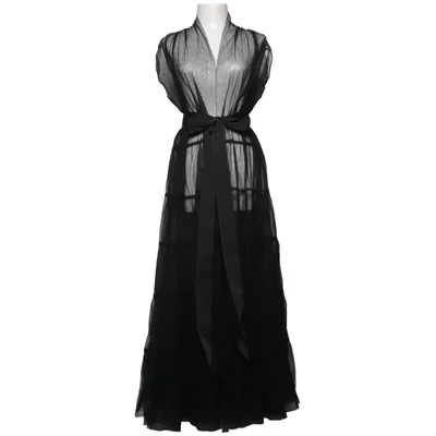 Maxi jurk (Zwart) van Cathrine Hammel Polyamide