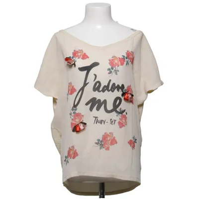 Top (Beige, Multicolored) from Twin Set Simona Barbieri Cotton, Polyester