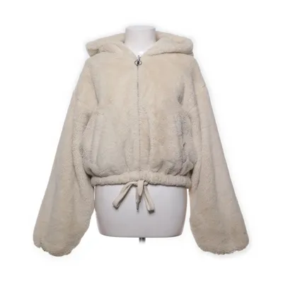 Pälsjacka (Beige) från Pull & Bear Pälsimitation
