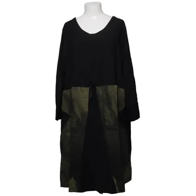 Klänning (Svart, Grön) från Gozzip Bomull, Polyester, Viskos