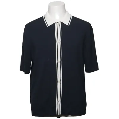 Polotrøje (Blå, Hvid) fra H&M Polyamid, Genanvendt polyester, Viscose