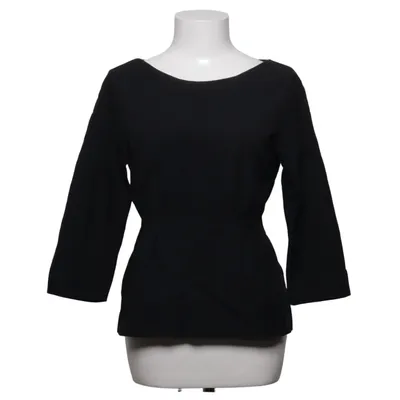Peplum top (Black) from Menckel Cotton, Elastane, Polyamide