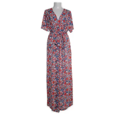 Maxi dress (Blue, Red) from Esmara Polyester, Viscose