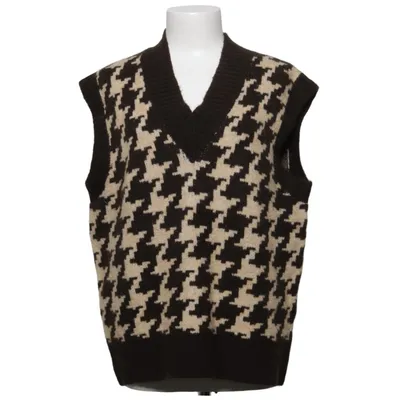 Slipover (Brun, Beige) från Samsa Collection Akryl, Elastan, Polyester, Ull
