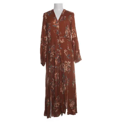 Maxikjole (Brun, Flerfarvet) fra Oh April Viscose