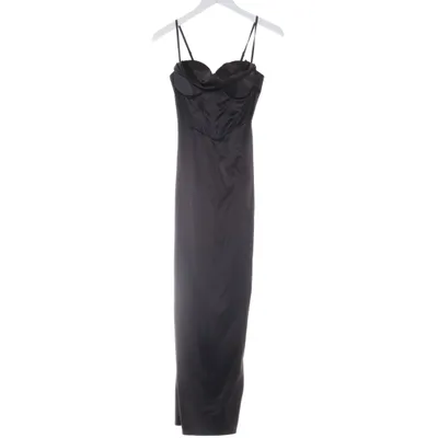 Maxikjole (Sort) Elastan, Polyester