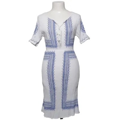Jurk (Wit, Blauw) van Emjey