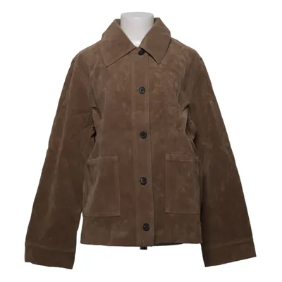 Jakke (Pocket Detail Faux Suede Jacket) fra NA-KD Bomuld, Polyester, Viscose
