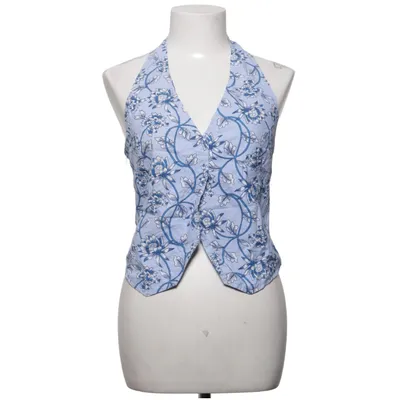 Haltertop (Blauw, Wit) van Natura