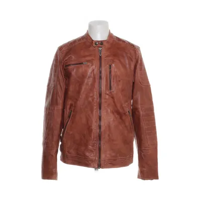 Läderjacka (Brun) från Pepe Jeans London Bomull, Skinn
