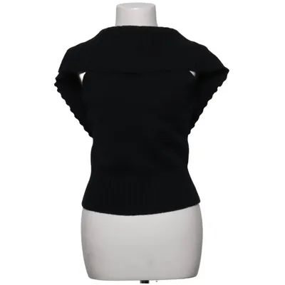Pull sans manches (Noir) de Cult Gaia Laine de mouton, Nylon, Coton biologique