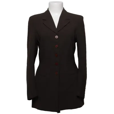 Blazer (Brown) from Mari Philippe Acetate, Elastane, Polyester, Wool