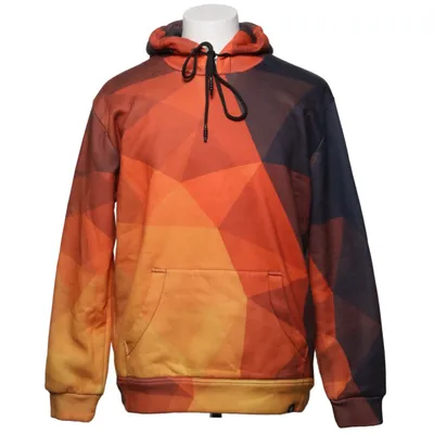 Hoodie (Orange, Red, Black) from Hoodie Lab Cotton, Recycled polyester