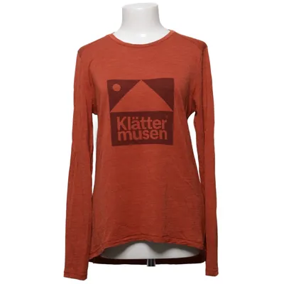 Langærmet t-shirt (Rød) fra Klättermusen Silke, Uld