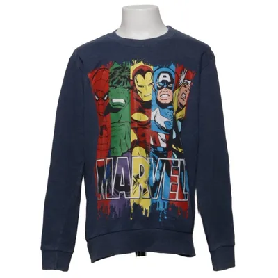 Sweatshirt (Blue, Multicolored) from Marvel Comics Cotton, Polyester