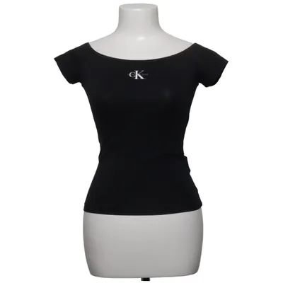 T-shirt (Zwart) van Calvin Klein Jeans Katoen, Elastaan