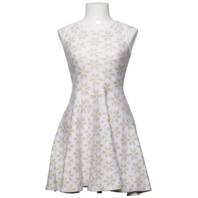 Robe (Beige, Blanc) de Wish by Anjee Polyamide, Viscose
