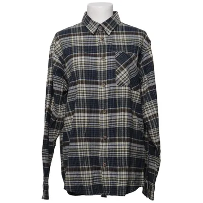Flanellen overhemd (Blauw, Bruin, Beige) van Fat Moose Katoen