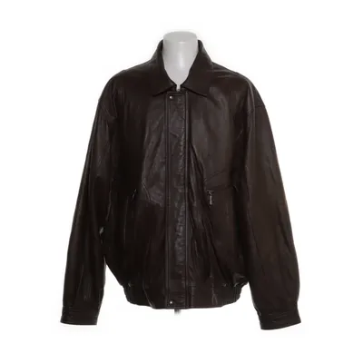 Läderjacka (Brun) från Suomen Suoramainonta Skinn