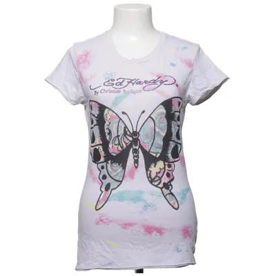 T-shirt (Hvid, Flerfarvet) fra Ed Hardy by Christian Audigier Bomuld