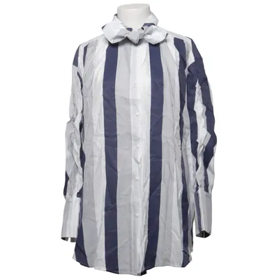 Chemise (Bleu, Blanc) de Luzabelle Coton, Polyester