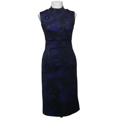 Dress (Black, Blue) from Cynthia Rowley Elastane, Polyamide, Polyester