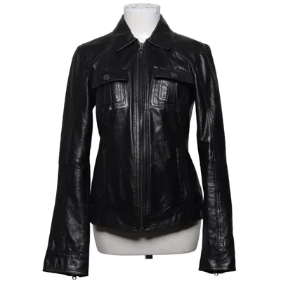 Veste en cuir (Noir) de Tom Tailor Cuir, Polyester