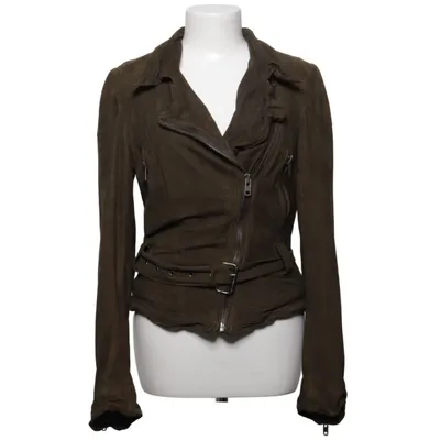 Biker jacket (Brown) from Muubaa Cotton, Leather, Polyester