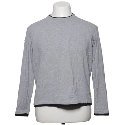 Langærmet t-shirt (Grå, Sort) fra Worker