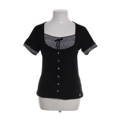 Top (Black, White) from Lisa Tossa Elastane, Viscose