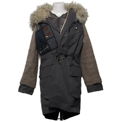 Parka (Gris, Beige) de Project Foce Singleseason Coton, Élasthane