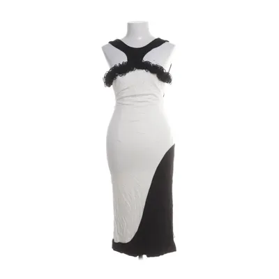 Dress (White, Black) from Ana Alcazar Polyester, Viscose