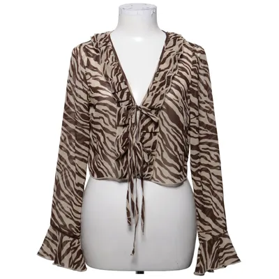 Omlottblus (Brun, Beige) från Stradivarius Polyester