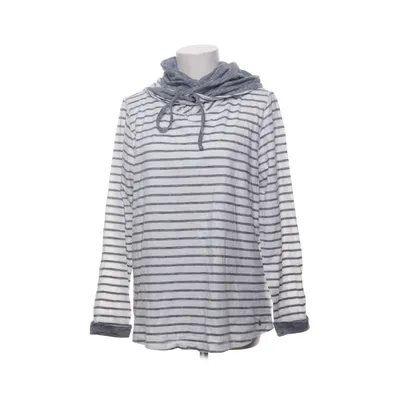 Huvtröja (Blå, Vit) från AJC Bomull