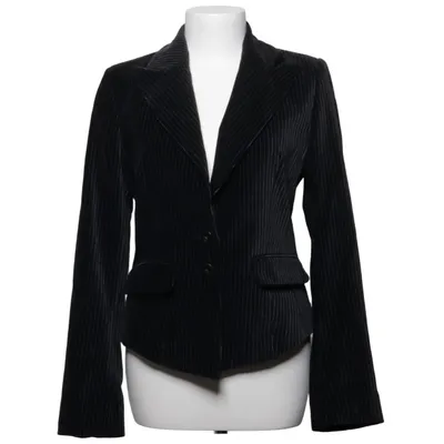 Blazer (Black) from Belfe Acetate, Cotton, Polyester, Viscose