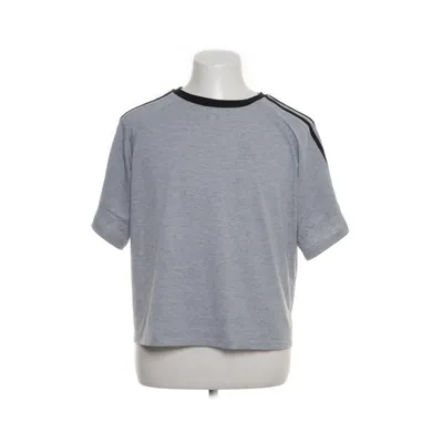 T-shirt (Gray) from Lovito Elastane, Polyester