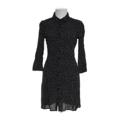 Shirt dress (Black, White) from Mango Casual Viscose