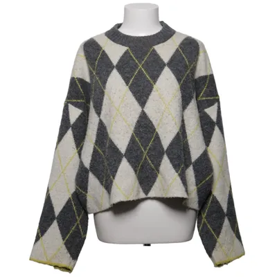 Sweater (Gray, Multicolored) from Pringle of Scotland x H&M Polyester, Acrylic, Wool, Elastane